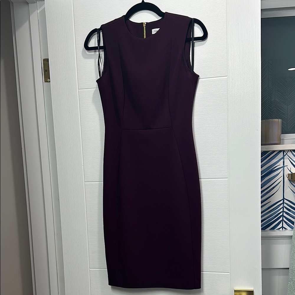 Flattering office or semi-formal dress. Worn once